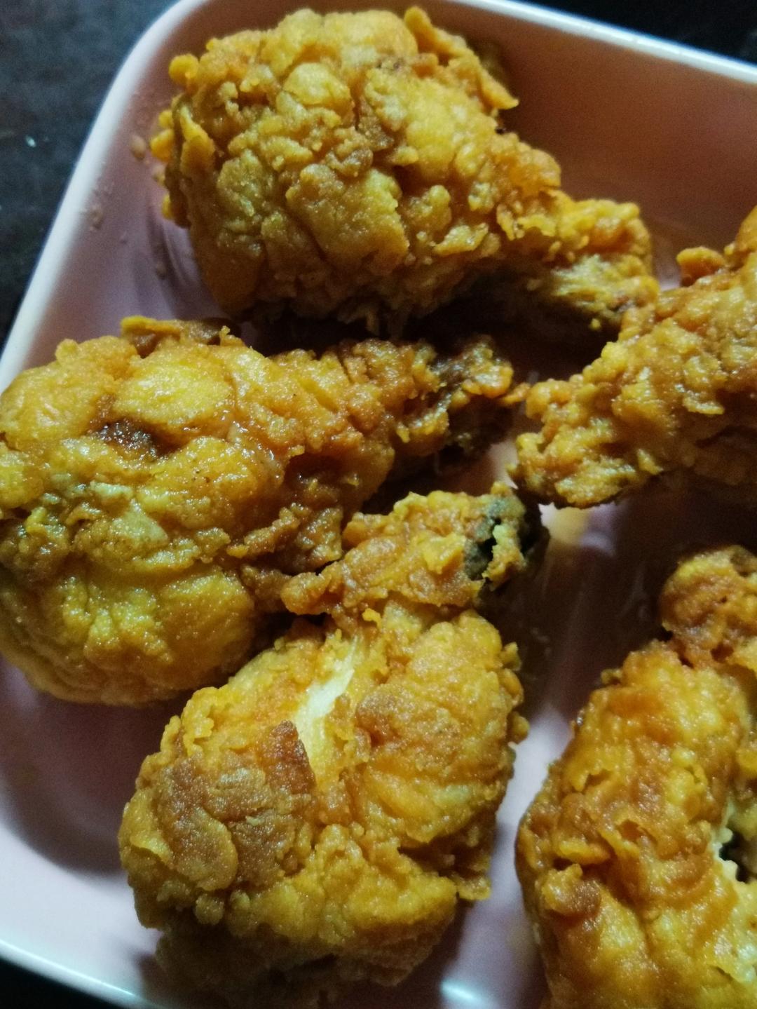 不用炸鸡粉也可以炸出酥脆炸鸡腿