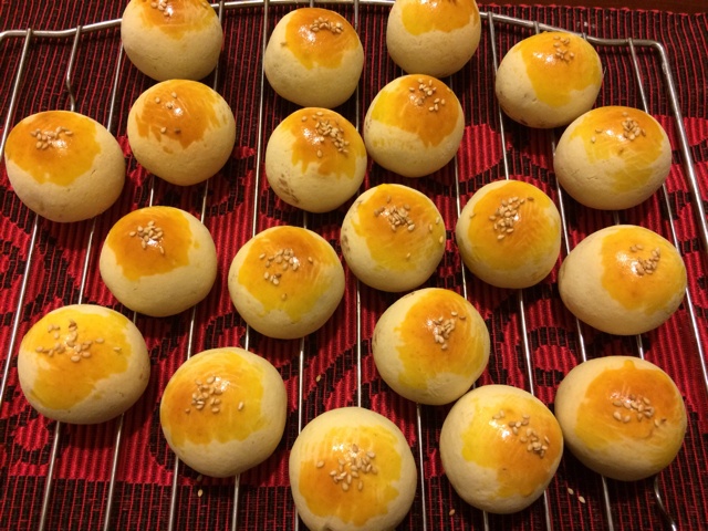 【炼乳蛋黄果子】无油 简单