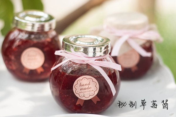 嚼得到粒粒果肉的【纯手工草莓酱】
