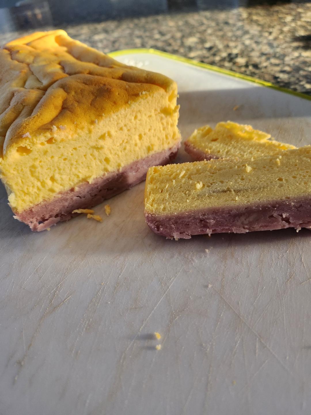 0蔗糖无油版【芋泥酸奶蛋糕】减脂期甜品