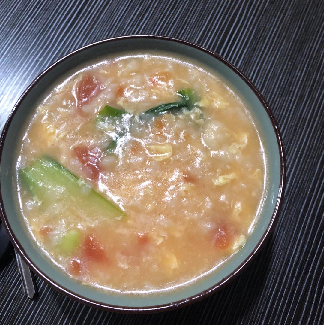 西红柿鸡蛋疙瘩汤