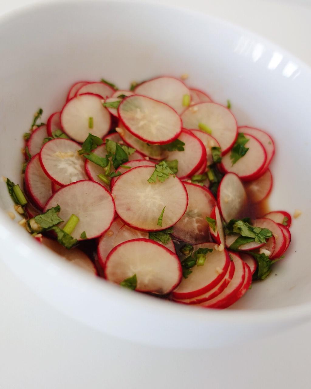 angel_may做的爽口凉拌小萝卜and萝卜缨