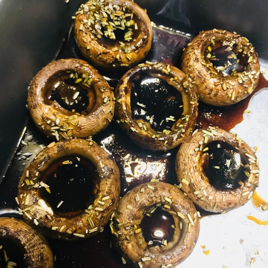 烤口蘑(烤箱)(减肥食品）