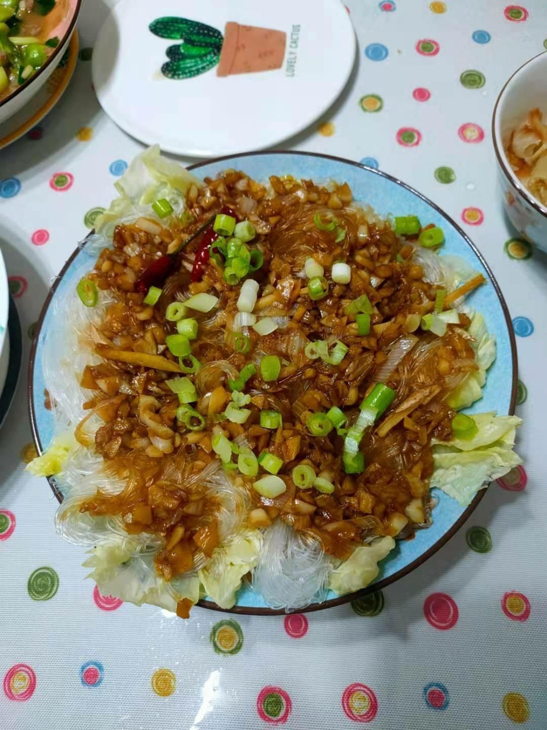 蒜蓉粉丝娃娃菜