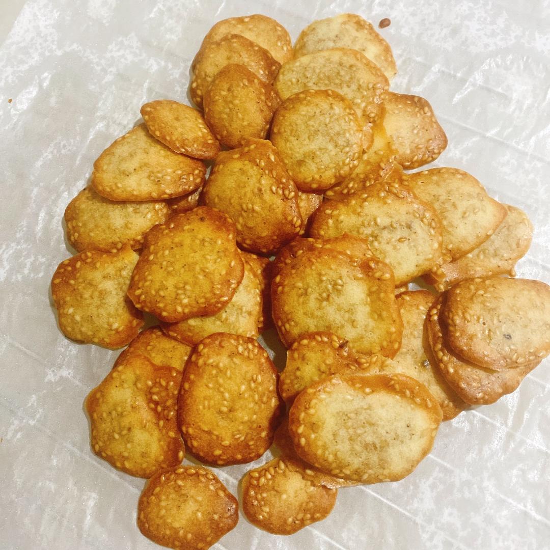 蛋白芝麻薄脆饼—消耗蛋白最好的方法