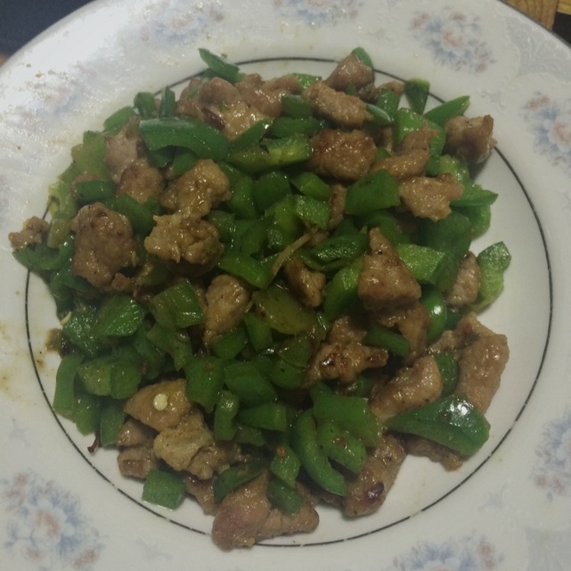 青椒炒肉