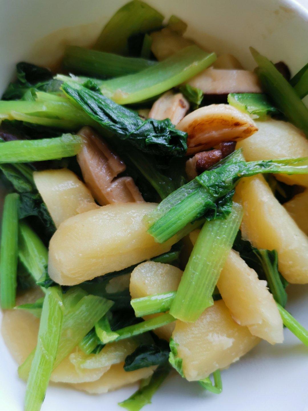 小白菜炖土豆超级下饭