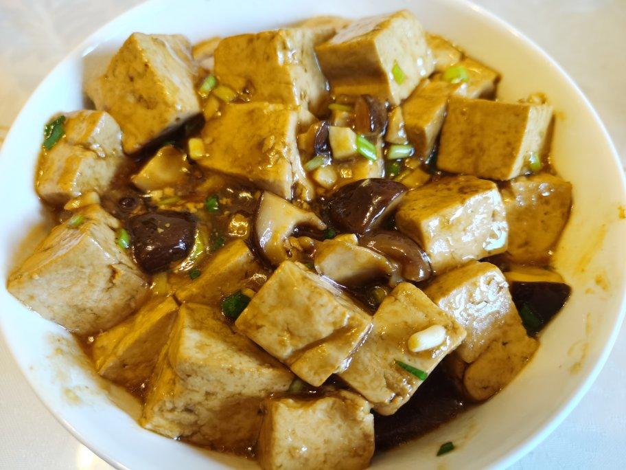 超简单还减脂 香菇烧豆腐