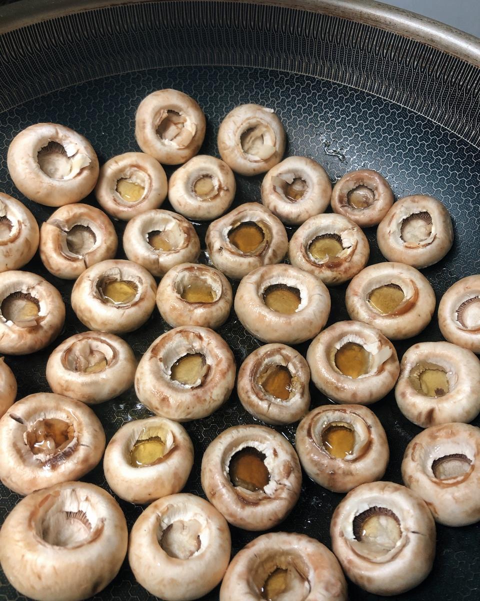 保留最原始鲜味儿的煎口蘑