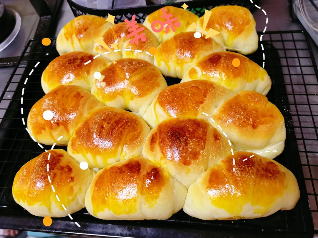 绵软如云小面包（免揉+冷藏）