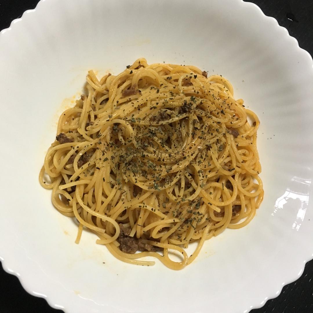 番茄肉酱意大利面