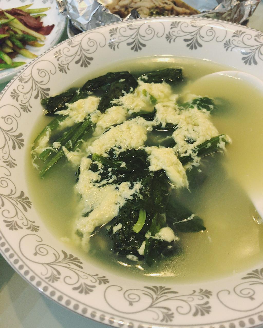 菠菜鸡蛋汤