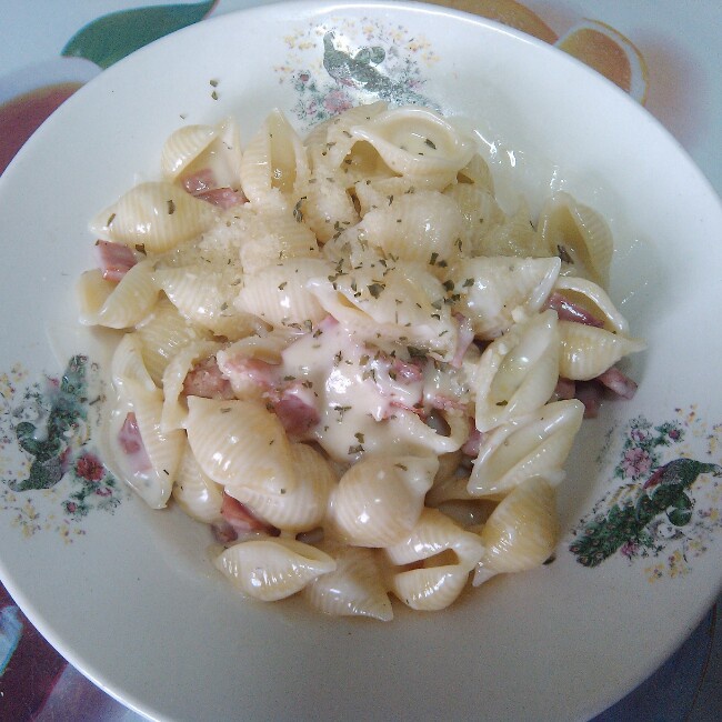 奶油培根意大利面（spaghetti）