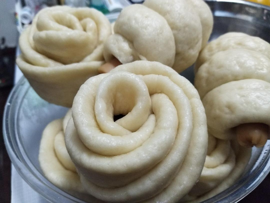 玫瑰花馒头