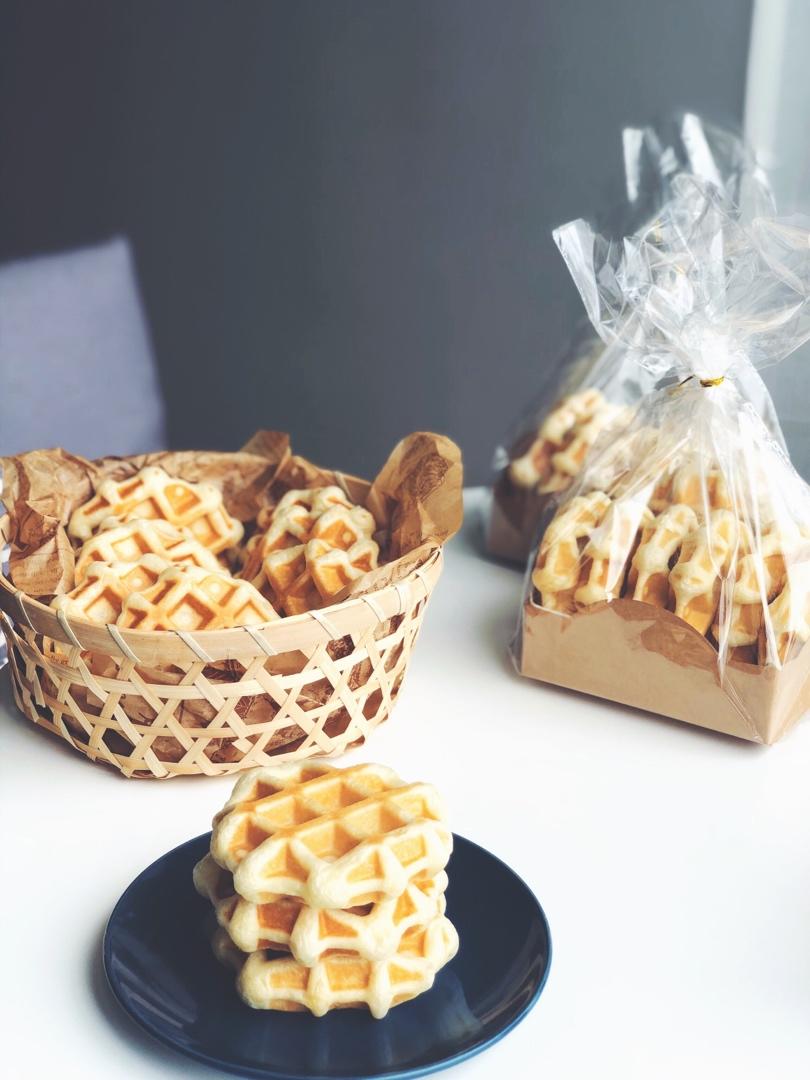 浅de夏做的咸咸甜甜奶酪华夫面包