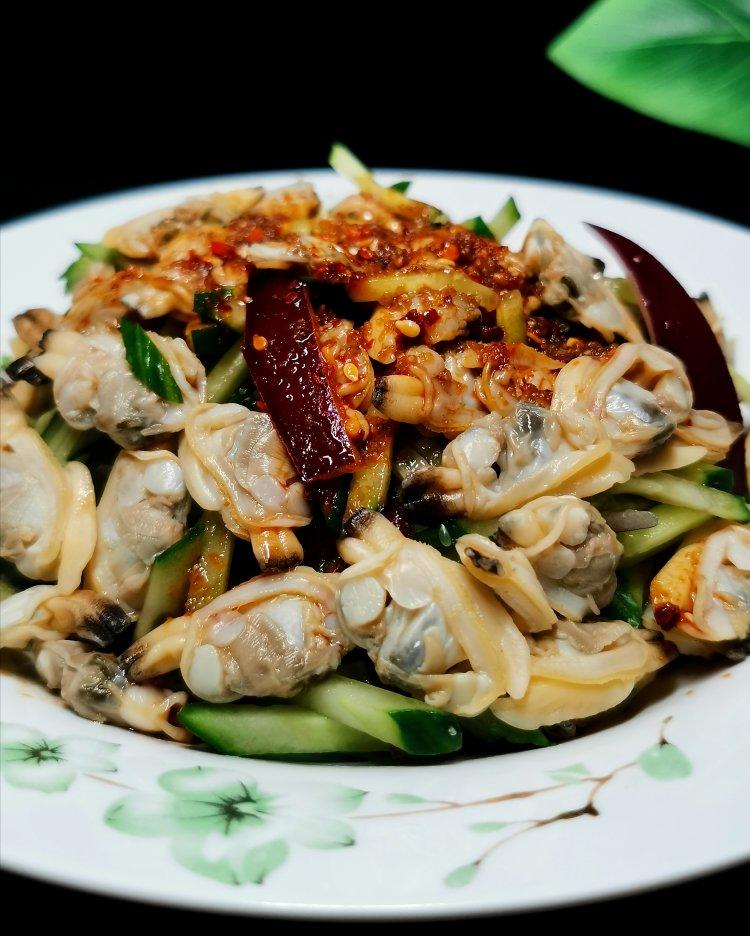 tj隆哥做的凉拌蚬子肉