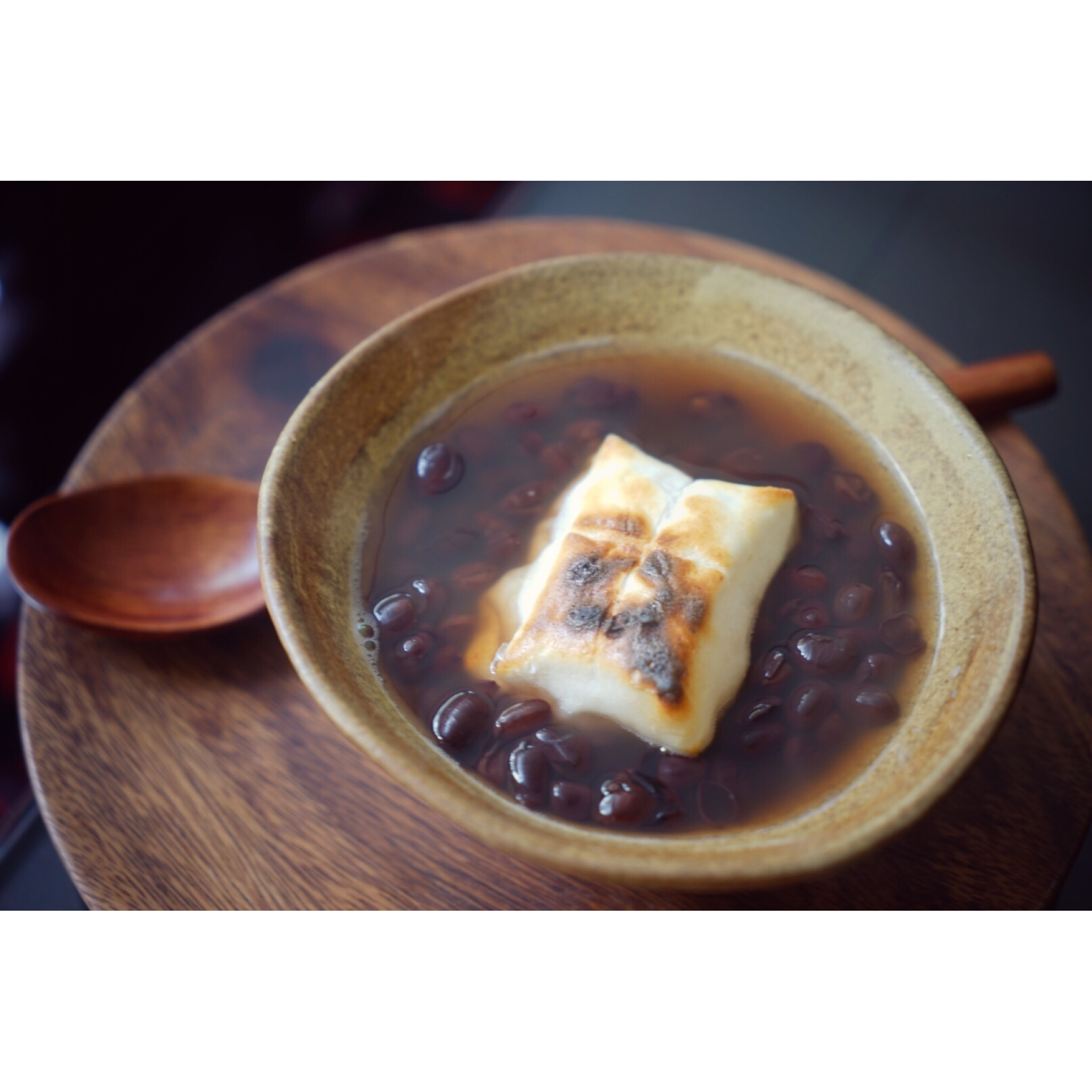 猪大遥做的日式麻糬红豆汤