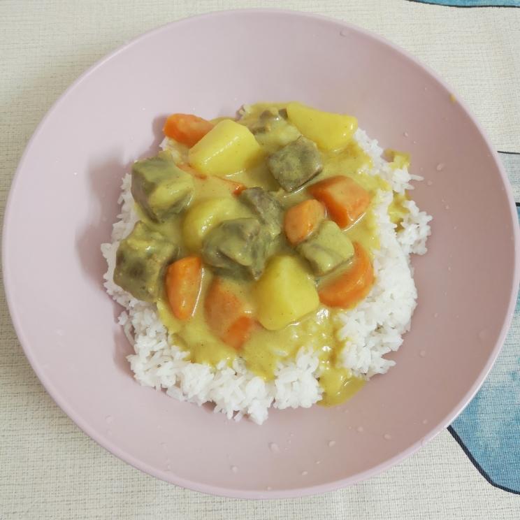 咖喱椰浆牛肉粒拌饭（简单版）