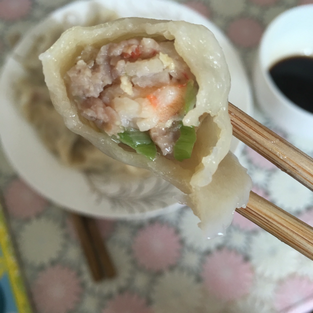 香菇虾仁水饺（清爽版）