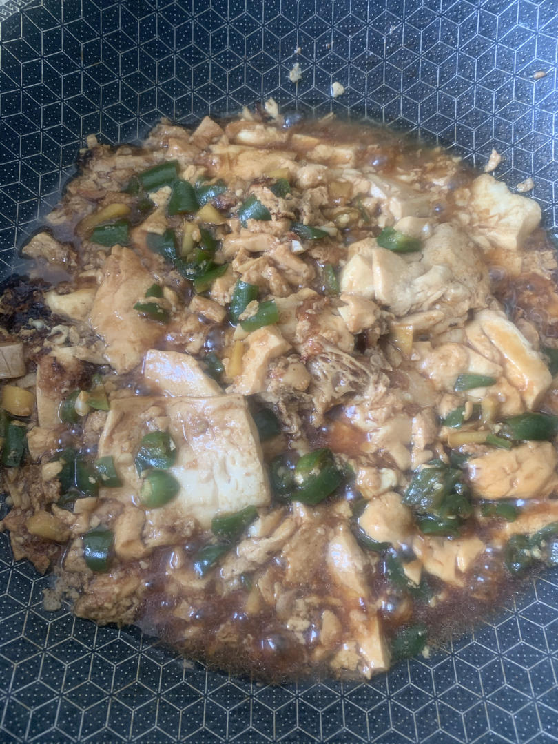 青椒炒豆腐