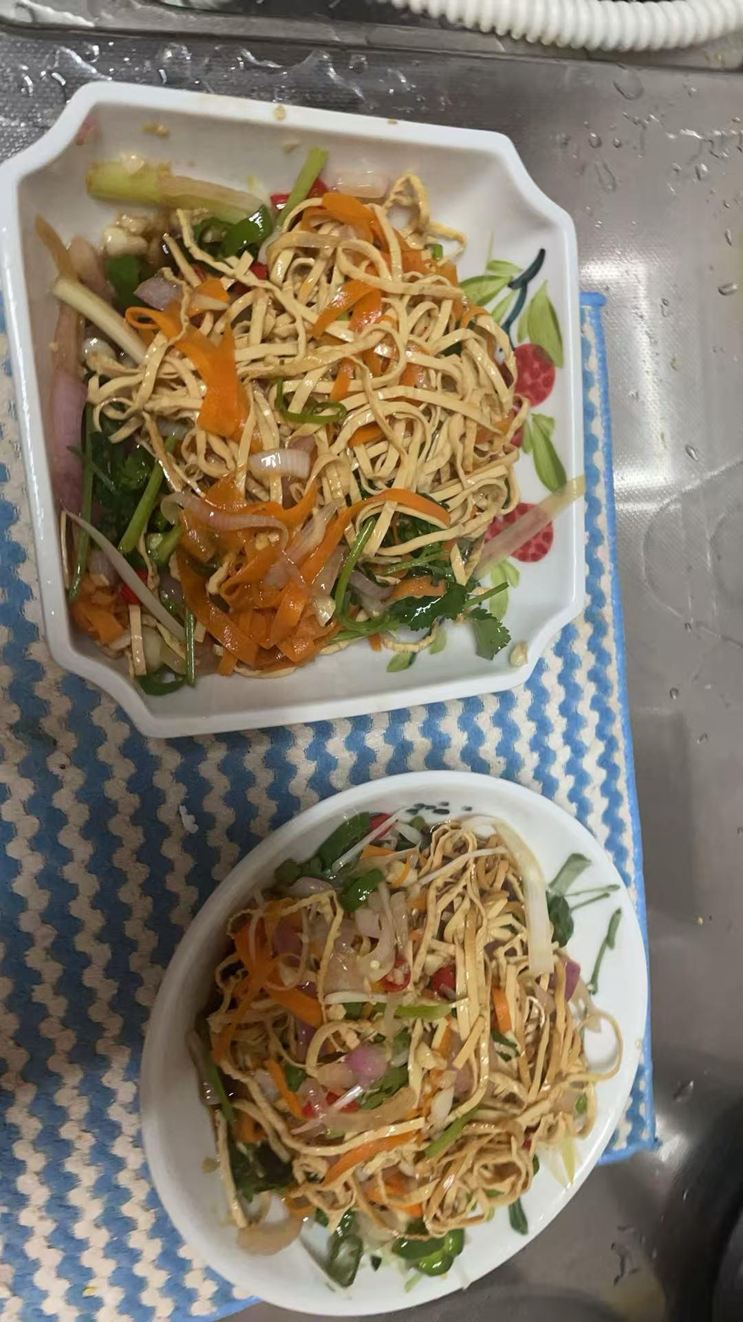 减肥必吃的凉拌菜❗️  凉拌豆腐丝 ❗️ 多吃不长胖（更新食谱）