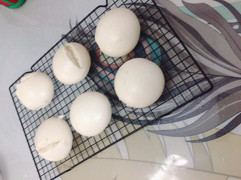 纯手工奶香馒头【无泡打粉，无添加】