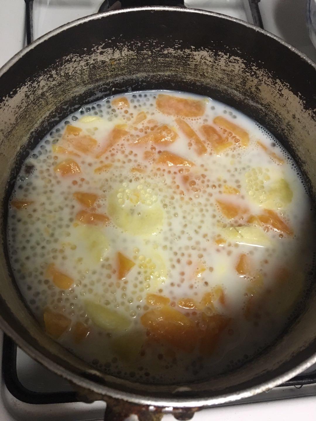 芋圆芒果椰汁西米露
