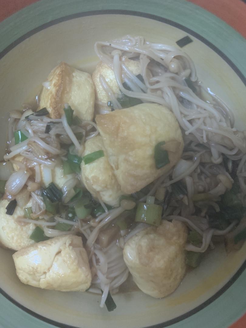 超级下饭菜--金针菇日本豆腐