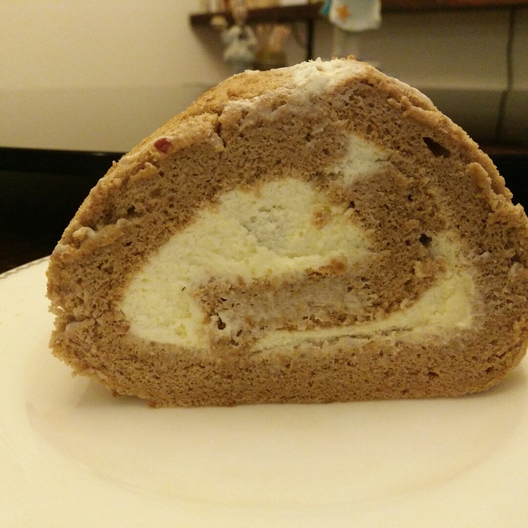 抹茶蜜豆蛋糕卷
