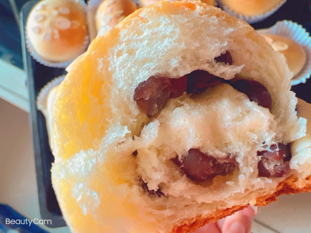 奶香蜜豆小面包