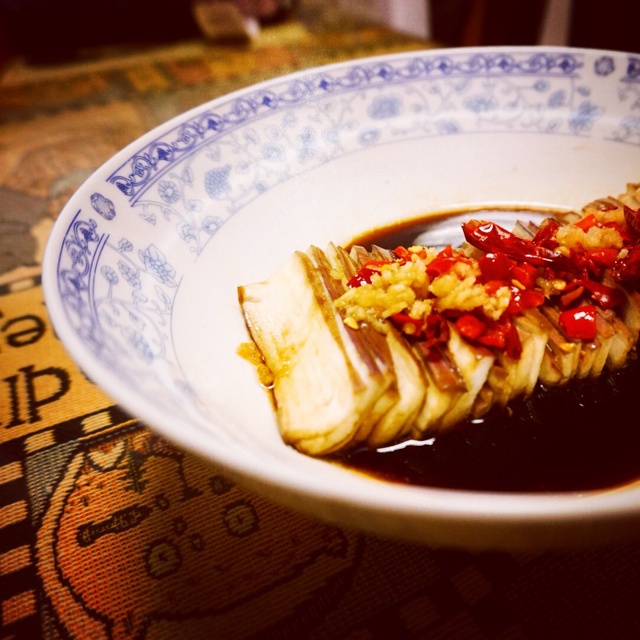 凉拌蒸茄子