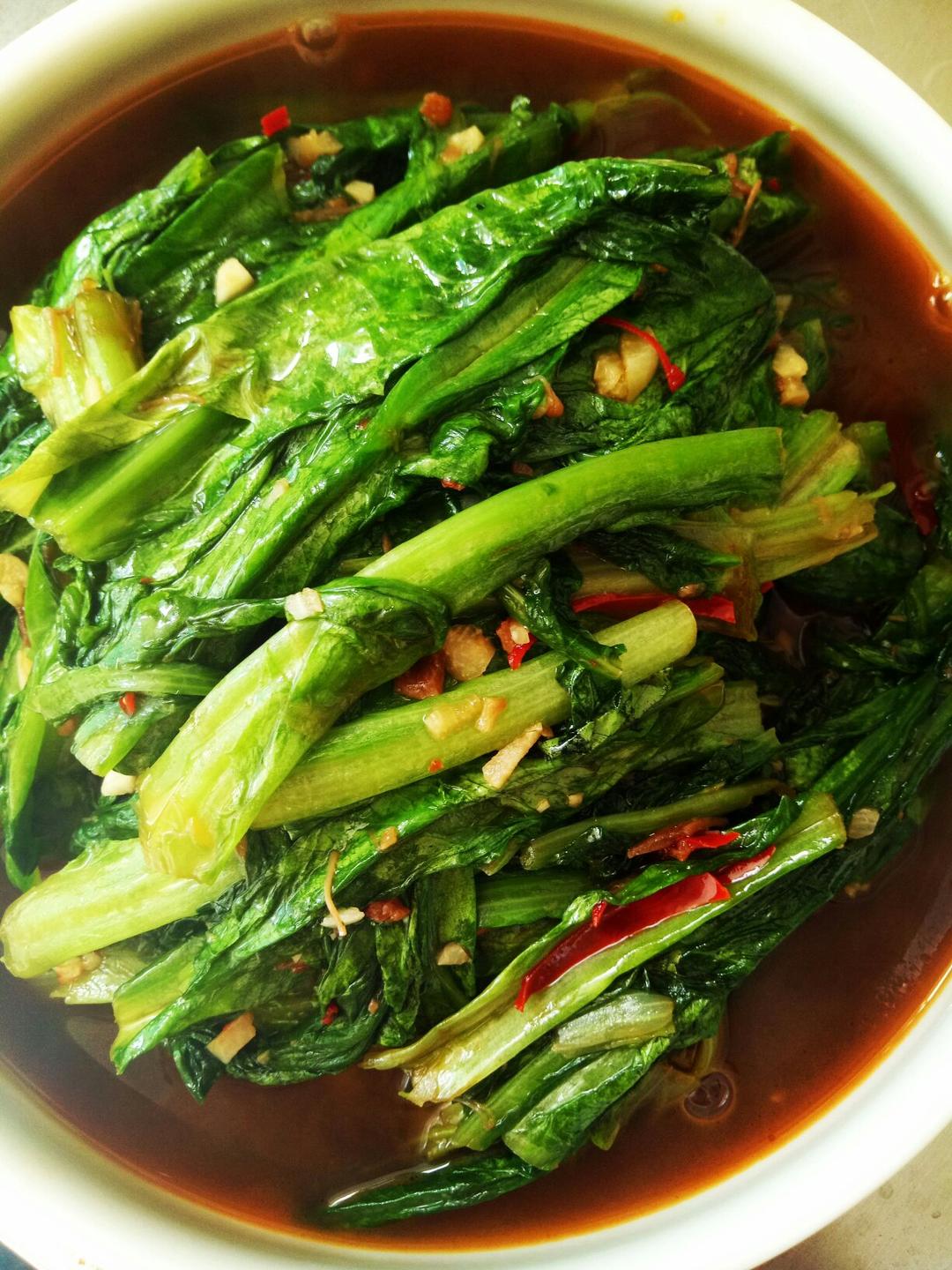 坤儿姐做的xo酱炒油麦菜