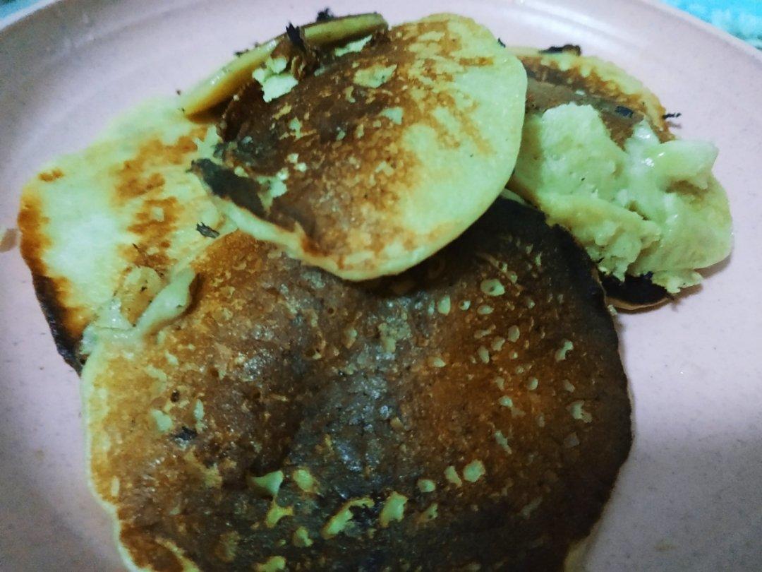 【减脂早餐】无油香蕉松饼（超简单）