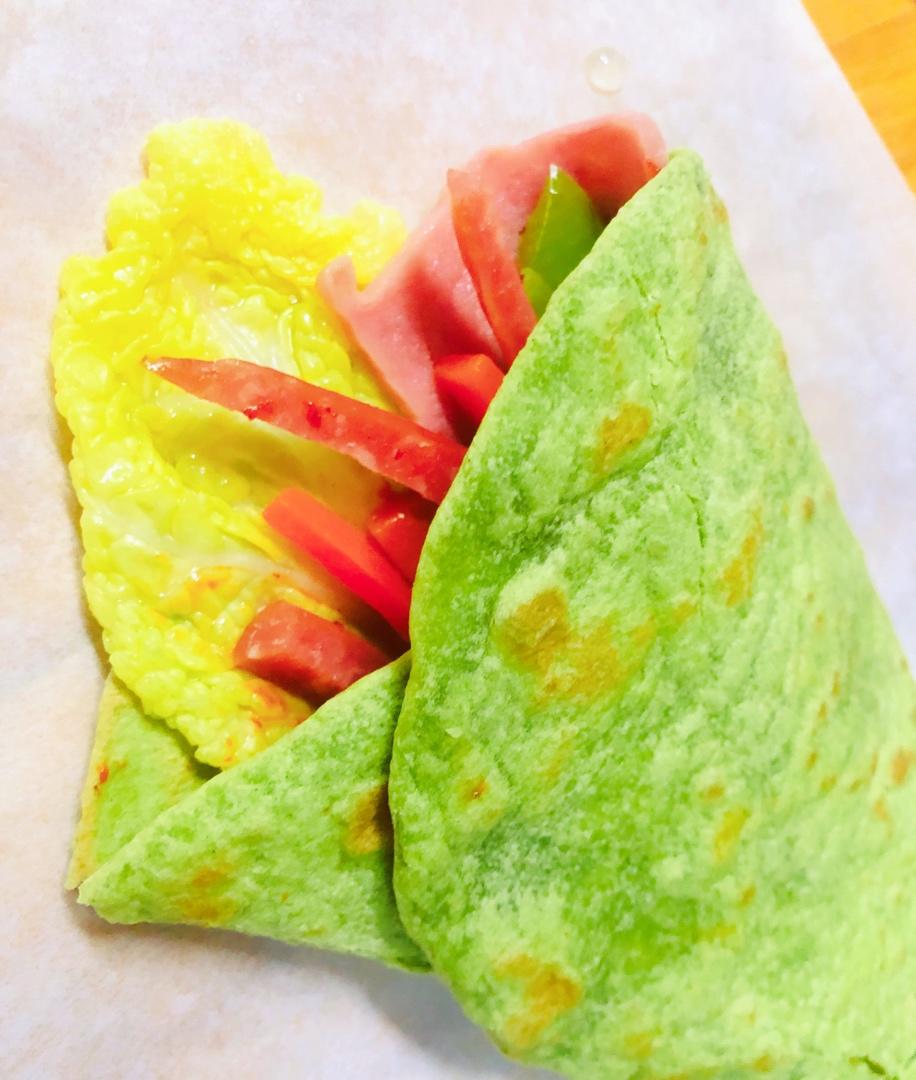 【彩色墨西哥卷饼图片大全-夹子妈咪的彩色墨西哥卷饼图片】 _下厨房