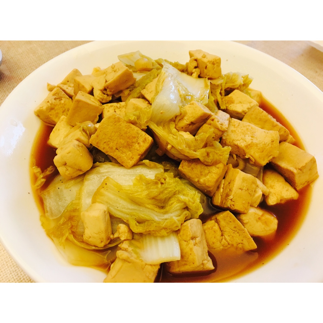 白菜炖豆腐
