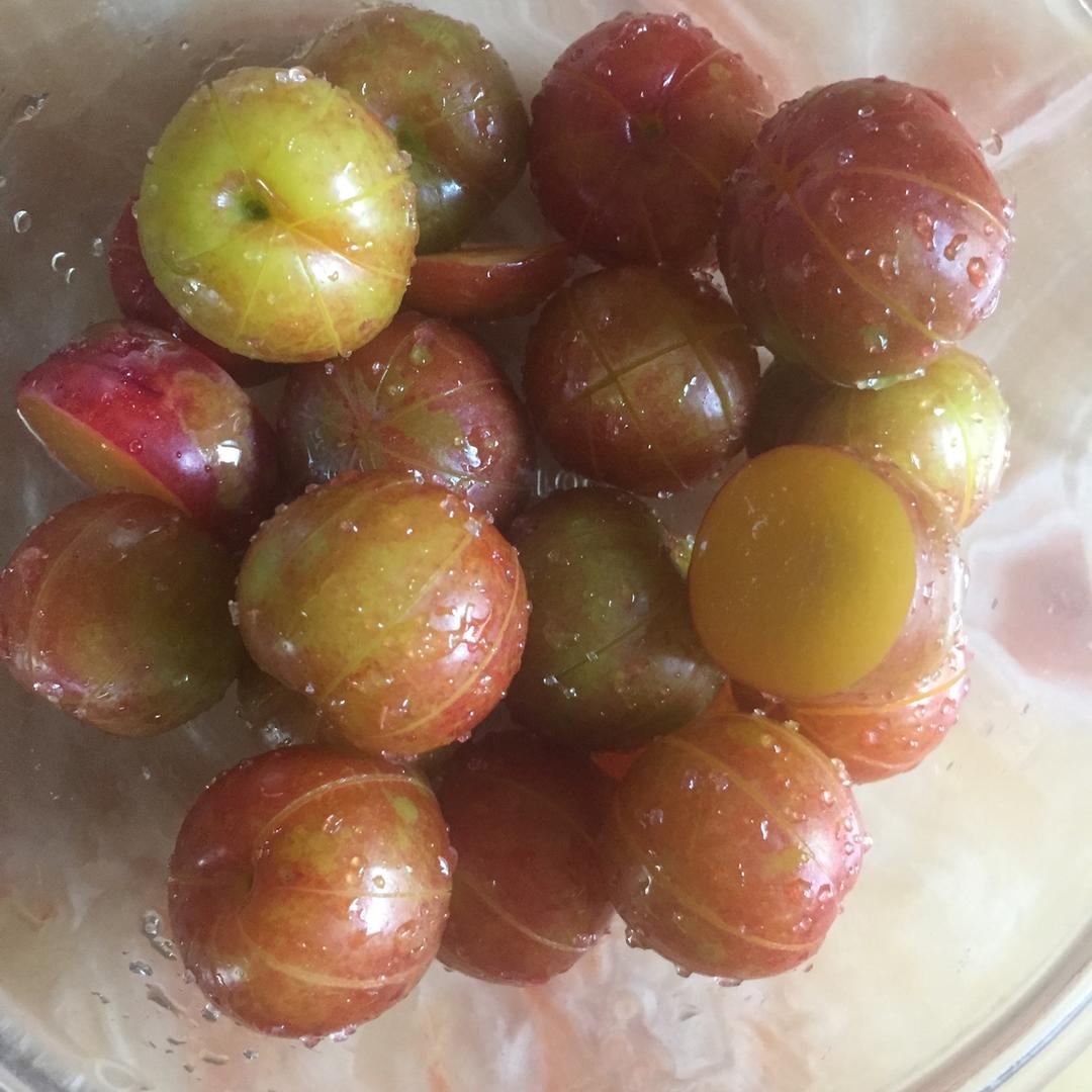 夏日小清新—盐腌李子