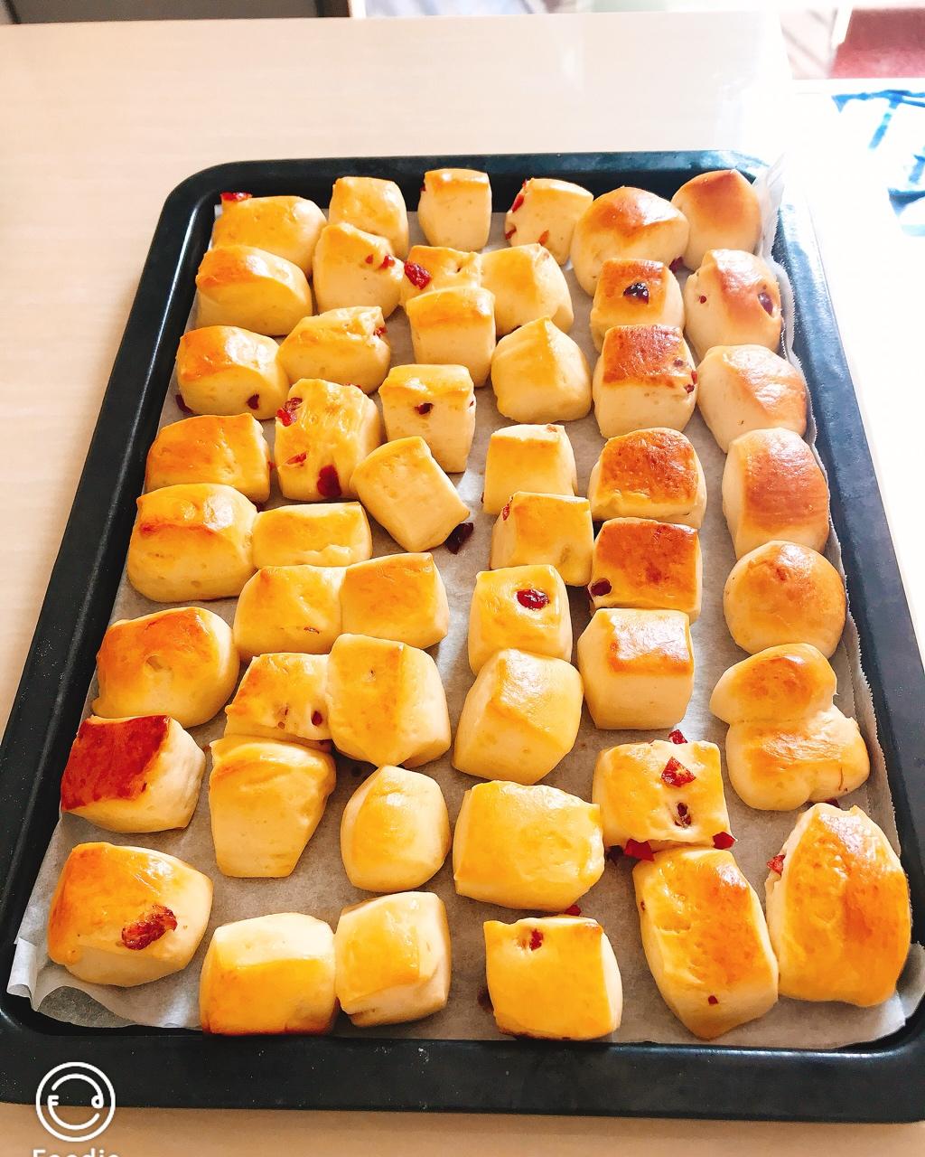蔓越莓优格小面包块