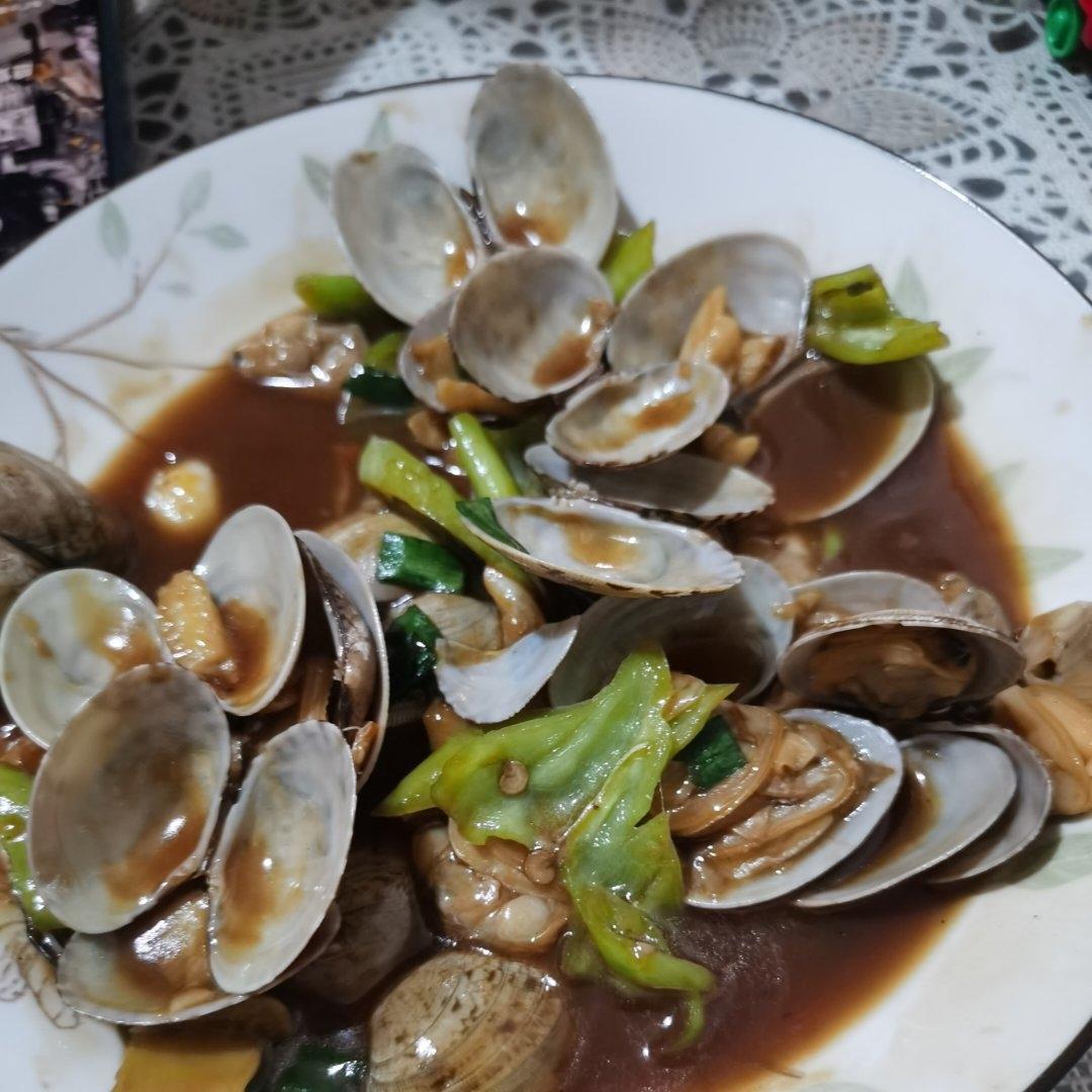5分钟快手菜❗️秒杀路边摊爆炒花甲～好吃到爆