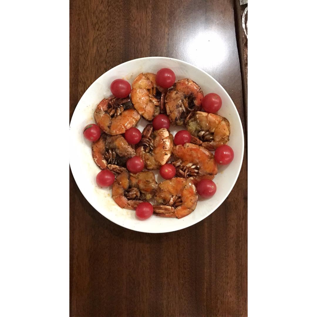 香煎阿根廷红虾