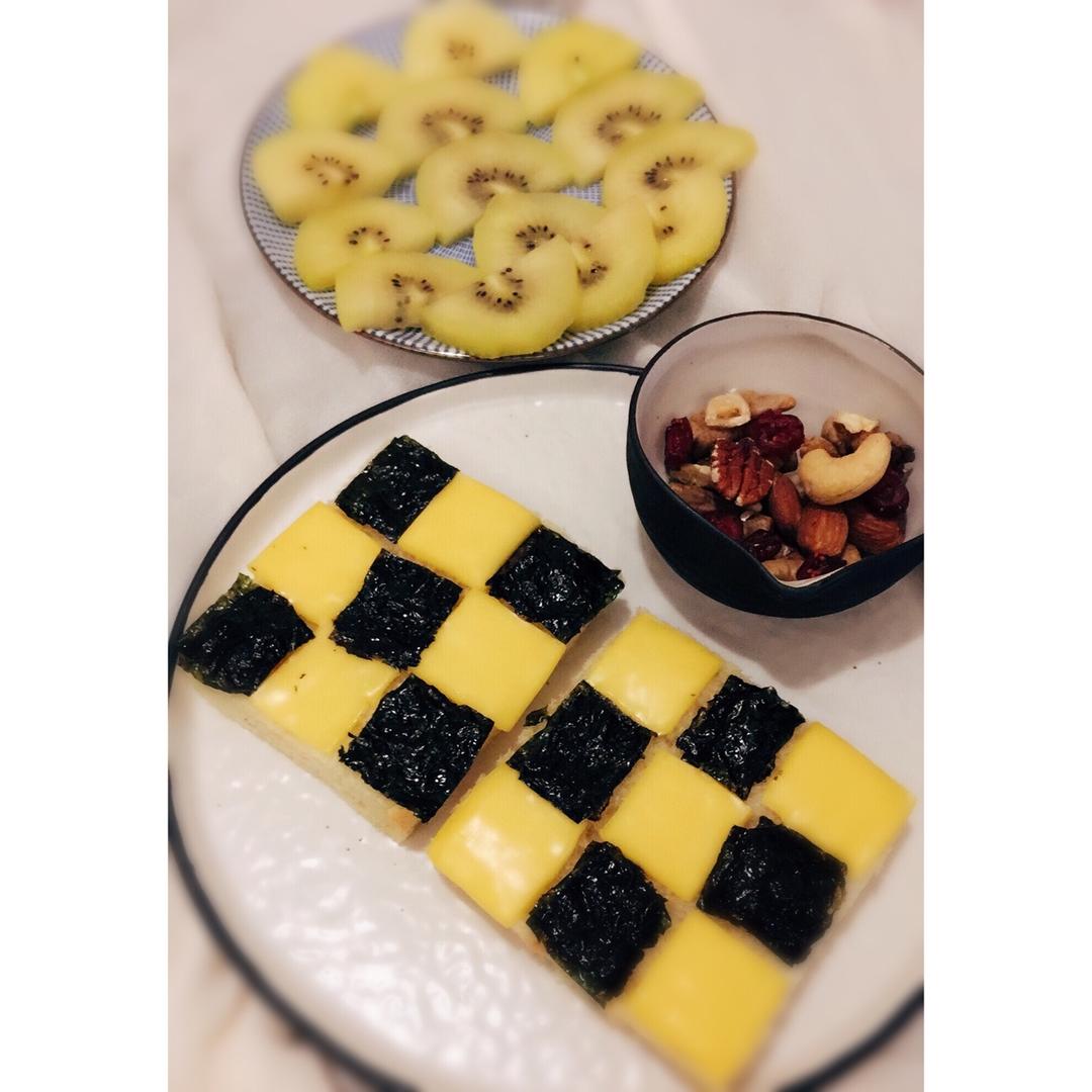 超炫酷的棋盘烤吐司