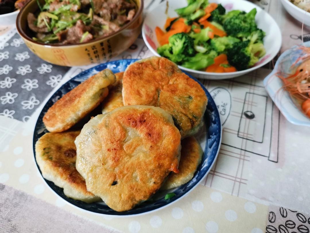 皮薄如纸的韭菜馅饼|免揉面法