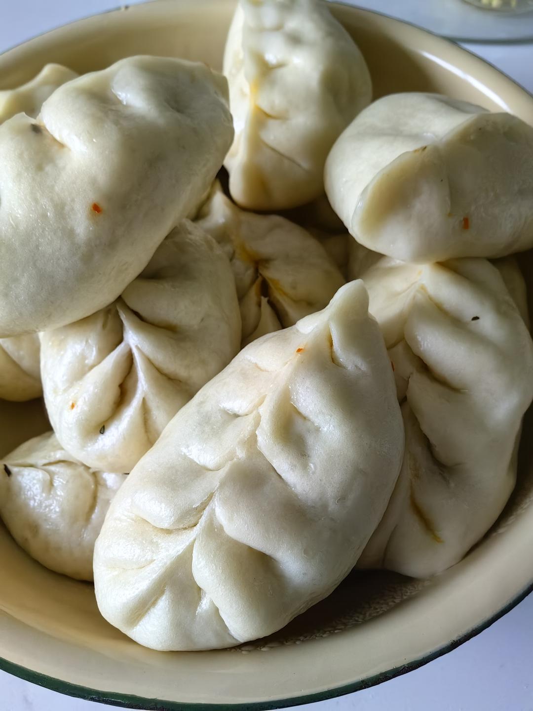 孩子最喜欢吃的素馅儿包子（含虾皮）