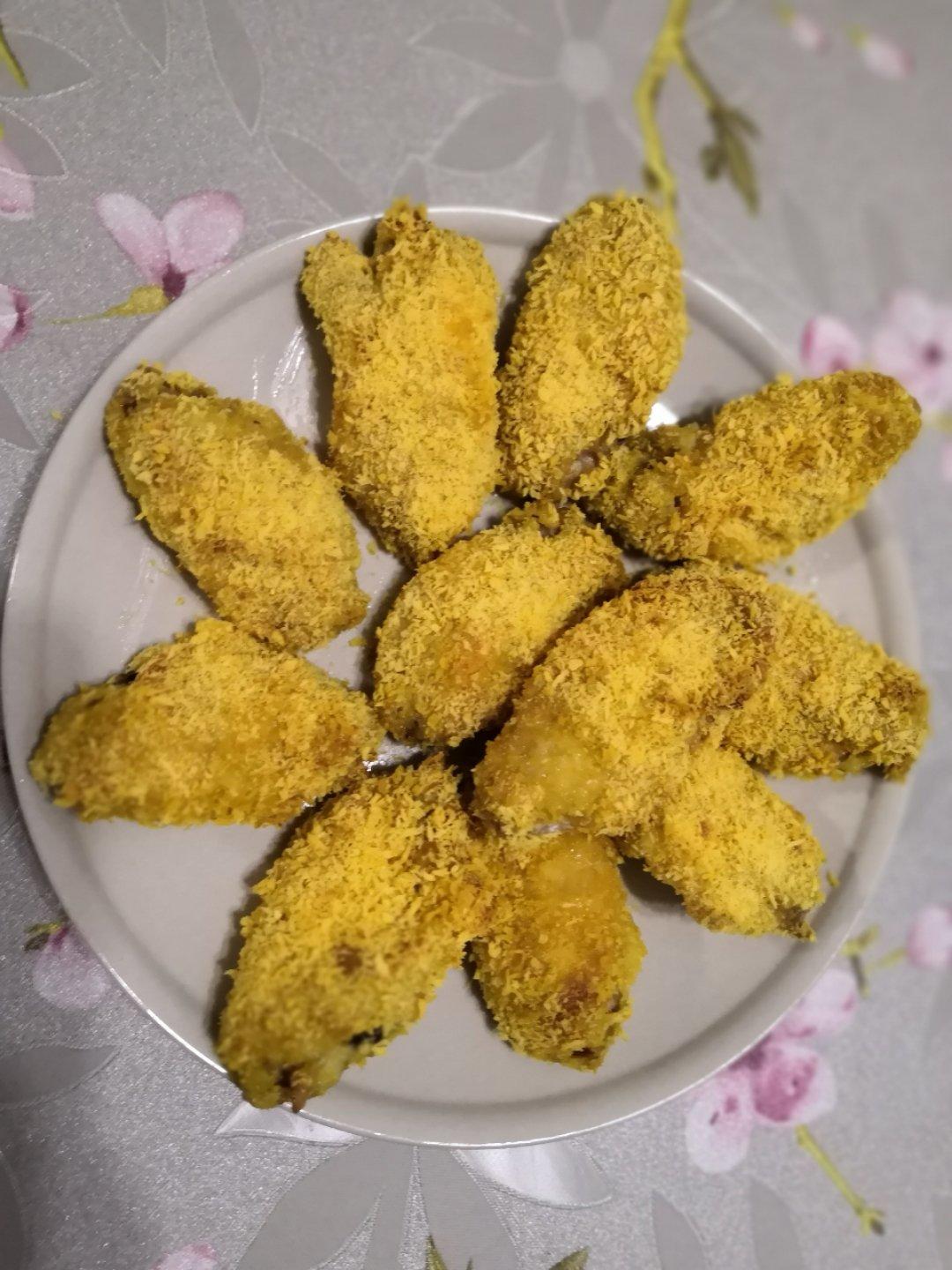 烤鸡翅（面包糠版）