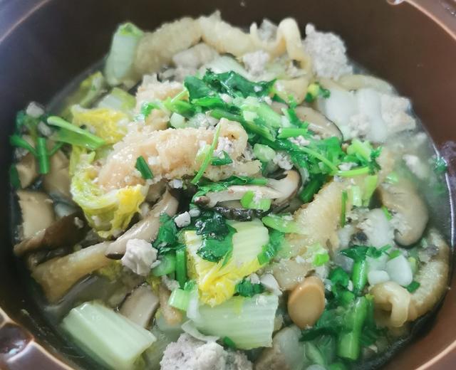 猪皮白菜(平价版的鱼胶白菜)满满胶原蛋白的做法