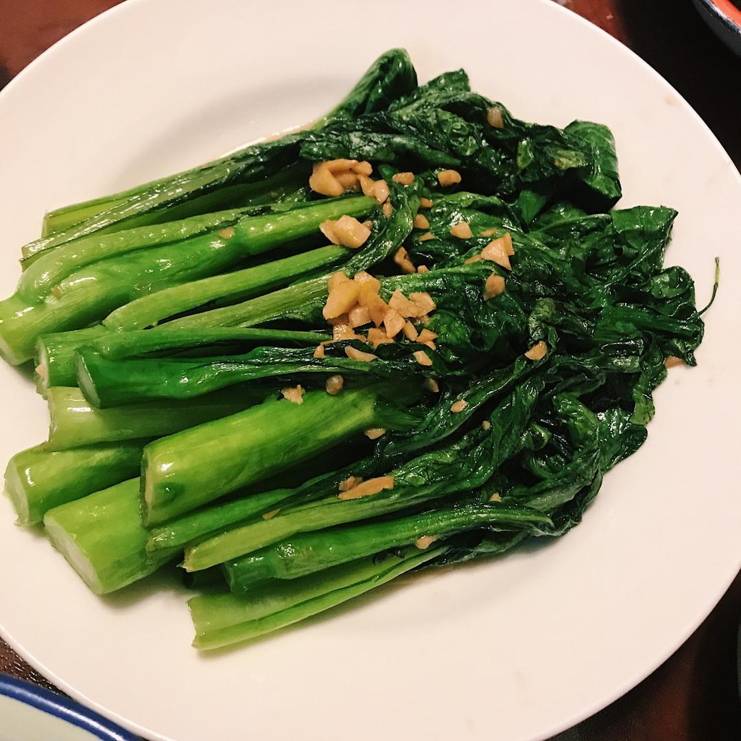 九亿少女啊做的白灼菜心