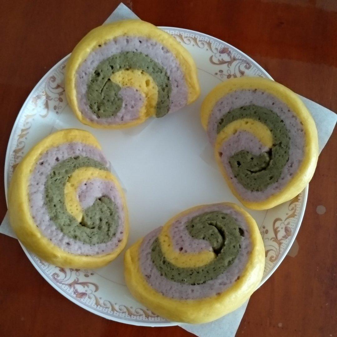 宝宝零食系列～三色馒头