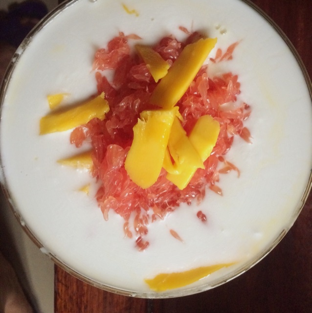 不输甜品店的杨枝甘露