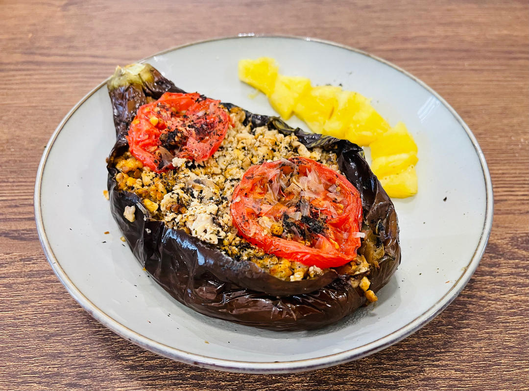 日式牛肉豆腐烤茄子🍆