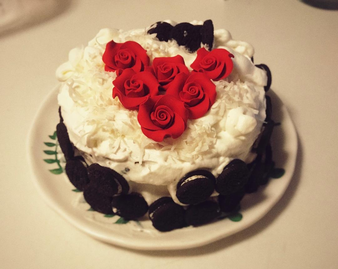 八寸戚风蛋糕（生日蛋糕坯）附六寸配单