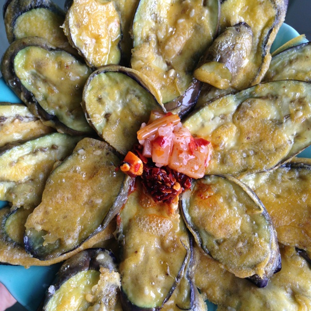 夏日煎茄饼